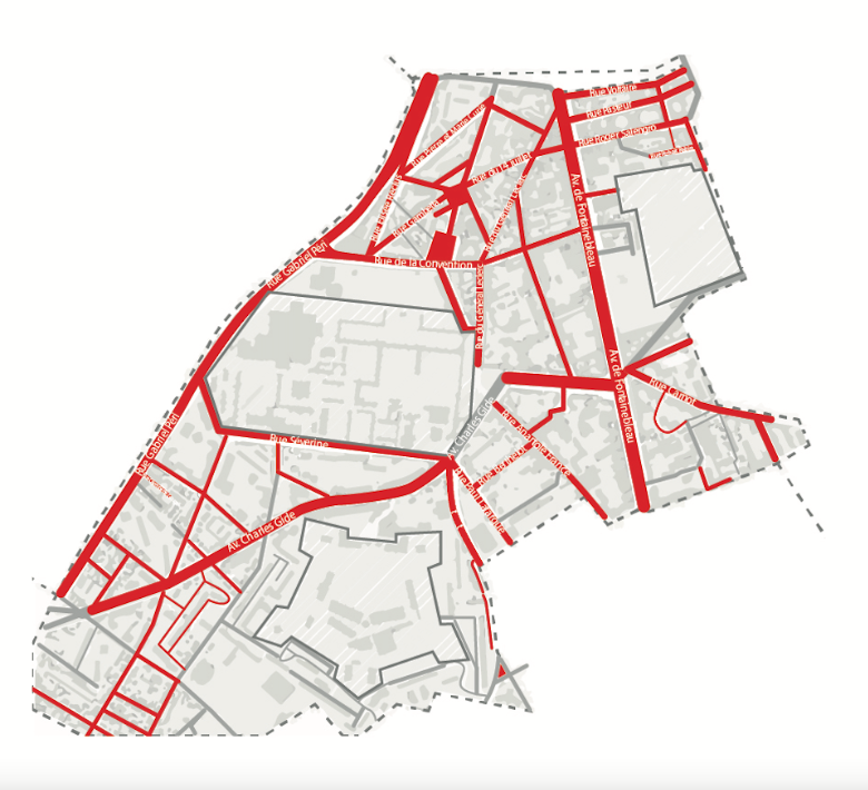 plan de stationnement du Kremlin-Bicêtre